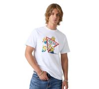 T-SHIRT Uomo GUESS JEANS M6YI84 K6412 G011 PURE WHITE