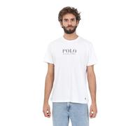 T-SHIRT UOMO RALPH LAUREN CON SCRITTA BIANCA