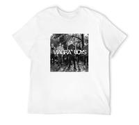 T-Shirt Viagra Boys Alternative Punk Rock Unisex Heavy Cotton tee T-Shirt WhiteL