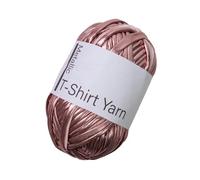 T-Shirt Yarn Cord - Recycled Fabric Crochet Thread, Smooth Flexible Yarn Rope, Stylish Crafting Textile | Eco Friendly Creative Handmade Supply For Knitting Weaving Stitching Macrame