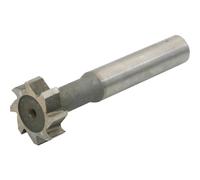 T-Slot Milling Cutter, 8-25mm Cutting Dia Straight Shank 6 Flutes HSS End Mill For Stainless Steel Aluminum Copper(25 * 12 * 12 * 90mm)