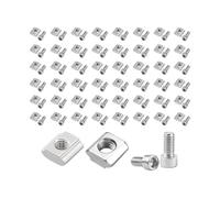 T Slot Screws and Nuts, Aluminum Extrusion T Nuts, Furniture Assembly Hardware, for Woodworkers, Mechanics, Makers, Engineers, Contractors, Technicians, Hobbyists, Workbench Repair