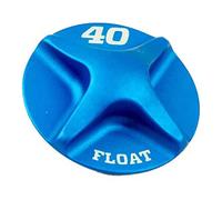 (T) Spring Hardware: 2014 40 Float Air Topcap, Al, Blue Ano (Ajouter le Joint 029-03-008 Avec cette pièce)