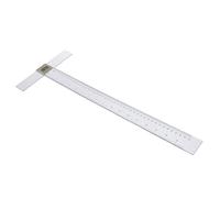T-Square - Regla en T de plástico transparente para redactar trabajos generales, 45 cm