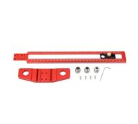 T Square Ruler 30cm | Aluminum Alloy Drilling Positioning Guide with 6mm 8mm 10mm Drill Sleeves | Metric Inch Scale Ruler for Woodworking/Carpentry/DIY Projects