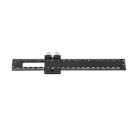 T Square Ruler | Aluminum Alloy Adjustable Slide Stop with Metric & Inch Scales | Woodworking Marking Ruler for Carpentry/DIY Projects/Furniture Making (8 Inch)
