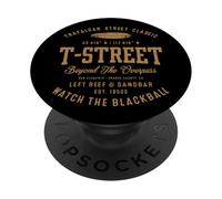 T-Street Surf San Clemente Diseño Vintage de California PopSockets PopGrip Adhesivo