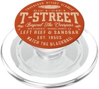 T-Street Surf San Clemente Vintage Costa de California PopSockets PopGrip para MagSafe
