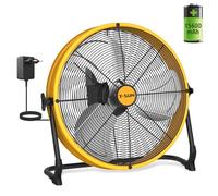 T-SUN 40cm Ventilador Industrial, 15600mAh Recargable Ventilador Suelo Inalámbrico, Silencioso 14dB, Velocidad Variable, Inclinación 360°, Ventilador Portátil para Hogar/Oficina/Almacén/Exterior