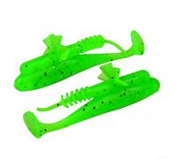 T-Tail - Señuelo suave flotante para Ned Rig Targeting, gusano de plástico de 7,1 cm 3 g diseñado para imitar el movimiento natural de la presa con integración de sal y atrayente (color A)
