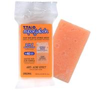 T.Taio - EsponJabón Anti Imperfecciones - Unisex - Corrige Imperfecciones y Textura de la Piel - Esponja + Jabón 2 en 1 para Limpieza Profunda - Renueva, Suaviza y Equilibra - 120g