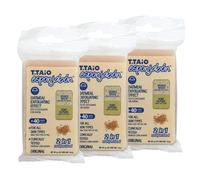 T.Taio - EsponJabón Avena - Unisex - Pack 3 uds - Efecto Hidratante y Reparador - Esponja + Jabón 2 en 1 para Limpieza Profunda - Calma, Exfolia y Protege la Piel Sensible o Irritada