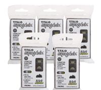 T.Taio - EsponJabón Carbón Activo - Unisex - Pack 5 uds - Efecto Limpieza de Poros - Esponja + Jabón 2 en 1 para Limpieza Profunda - Controla la Grasa y Reduce Impurezas - 600g
