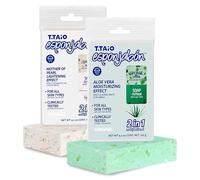T.Taio - EsponJabón - Esponja + Jabón 2 en 1 de Concha Nácar y Aloe Vera - Pack 2 uds - Efecto Iluminador e Hidratante - Unisex - Para Todo Tipo de Piel - Producto Artesanal - 240g