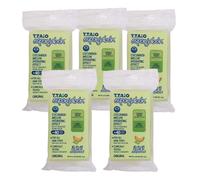 T.Taio - EsponJabón Pepino y Melón - Unisex - Pack 5 uds - Efecto Hidratante - Esponja + Jabón 2 en 1 para Limpieza Profunda - Frescura Diaria para Piel Mixta, Grasa o Sensible - 600g