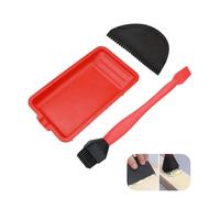 T TAKONE Juego de 3 rollos de pegamento para madera, 1 pincel, 1 peine y 1 bandeja, aplicación rápida y uniforme, aplicable a manualidades, trabajos de carpintería, proyectos de pegado