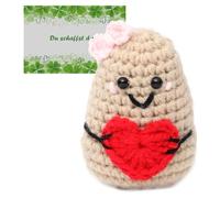 T TAKONE Patata de la suerte, patata positiva de bolsillo como regalo de recuperación para pacientes con cáncer, para hombres y mujeres con cáncer, así como regalo para el primer día de trabajo
