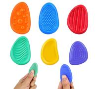 T TAKONE Piedras sensoriales - 6 piezas de alta calidad antiestrés Fidget Toys, piedras sensoriales duraderas para aliviar el estrés, ansiedad, ADHD y autismo