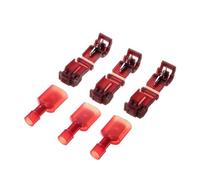 T-Tap/Male 100PCS 22-18 AWG Red Quick Splice Wire Terminals Insulated Electrical Connectors Combo