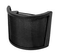 T-tech Upgraded Three-Layer Microphone Pop Filter with Elastic Mesh, Foam & Etamine Layers - Perfect Mic Windscreen Cover and Handheld Shield Mask for Vocal Recording, YouTube Videos, and Streaming