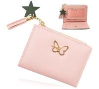 T TENEGIL Cartera de Mujer Pequeña con Diseño de Mariposa, Tarjetero para Chica, Cierre de Cremallera, Monedero Original, Producto de Moda, Regalos Originales para Mujer, Monedero Bonito.