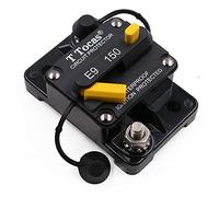 T Tocas Interruptor de circuito de motor de arrastre de 150 amperios 12V - 48V CC para barco, batería de audio de coche marino, sistema solar IP67, 150A interruptor de tipo 3 conmutable