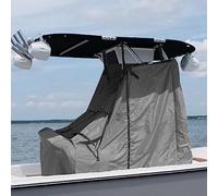 T-Top - Funda de Consola Central para Barco, Tela Oxford de Grado Marino 600D, Resistente (Gris, 48 Pulgadas de Ancho x 69 Pulgadas de Largo x 71 Pulgadas de Alto)