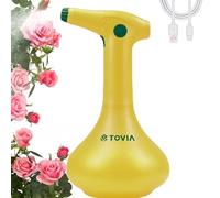 T TOVIA Pulverizador de jardín Alimentado por batería de 1 litro, Botella de Spray para Plantas de Interior/Exterior, pulverizadores eléctricos automáticos de malezas para Limpieza, jardinería y