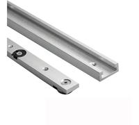 T Trck, 1 pieza de aleación aluminio, pistas en, ranura, guía inglete y barra, sierra mesa deslizante, varilla calibre, herramientas for trabajar la madera(400mm T track)