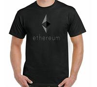 T-Tshirts Camisetas y Tops Cryptocurrency tee Top Black(X-Large)