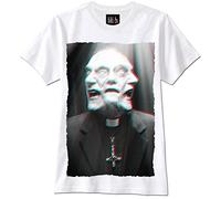 T-Tshirts Camisetas y Tops Priest Priester Horror Zombie Apocalypse Trippy LSD MDMA Hipster(XX-Large)
