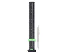 T Type Scribing Ruler Aluminum Alloy T Square for Woodworking and Construction Drawing, Adjustable Sliding Scale with Etched Markings, Includes Woodworking Pen (Verde)