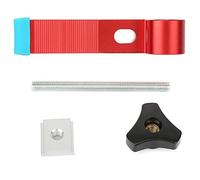 T - Type Slide Slot Track Stopper | Woodworking Positioning Limiter & Wood Clamp Tool | Aluminum Alloy for Router Tables/Miter Saws/Woodworking Jigs | 147g Long - lasting (A)