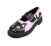 T.U.K. Anarchic Mary Jane Kitty - Zapatos de Mujer - Color Rosa - Talla EU38