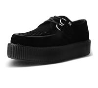 T.U.K. Leather Viva High Creeper - Zapatos Hombre y Mujer - Color Black Suede - Talla EU43