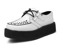 T.U.K. Leather Viva High Creeper - Zapatos Hombre y Mujer - Color White Leather - Talla EU40