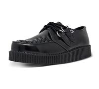 T.U.K. Leather Viva Low Creeper - Zapatos Hombre y Mujer - Color Black Leather - Talla EU38