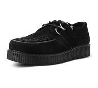 T.U.K. Leather Viva Low Creeper - Zapatos Hombre y Mujer - Color Black Suede - Talla EU45