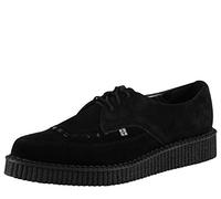 T.U.K. Pointed Creeper Lace-up - Zapatos Hombre y Mujer - Color Black Suede - Talla EU43