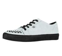 T.U.K. Ribbed Sole Sneaker - Zapatillas de Moda para Hombres y Mujeres - Estilo Skate, Punk, Rock y Gótico en Piel, Ante y Lona - Color Gris Ante - Talla 46