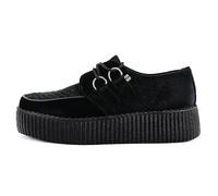 T.U.K. Vegan Viva High Creeper - Zapatos Hombre y Mujer - Color Black Velvet - Talla EU45