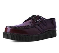 T.U.K. Vegan Viva Low Creeper - Zapatos Hombre y Mujer - Color Burgundy - Talla EU38