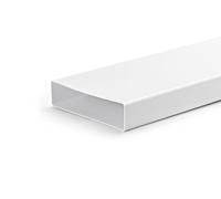 T-VRO 125 Canal Ancho, Tubo De Ventilación, Blanco, L 500 mm