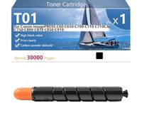 T01 Cartucho de Tóner para Canon imagePRESS C60 C650 C700 C710 C710CA C750 C800 C810 C850 C910 Impresoras, 30000 Páginas,Black-1 Pack