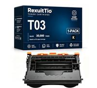 T03 Reemplazo de Cartucho de tóner Compatible de Alto Rendimiento para 2725C001AA (T03) con el último Chip, se Ajusta a la Impresora láser Canon Advance 525 615 715III 527 617 717, Negro