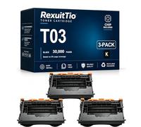 T03 Reemplazo de Cartucho de tóner Compatible de Alto Rendimiento para 2725C001AA (T03) con el último Chip, se Ajusta a la Impresora láser Canon Advance 525 615 715III 527 617 717, Negro