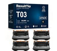 T03 Reemplazo de Cartucho de tóner Compatible de Alto Rendimiento para 2725C001AA (T03) con el último Chip, se Ajusta a la Impresora láser Canon Advance 525 615 715III 527 617 717, Negro