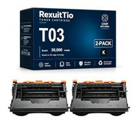 T03 Reemplazo de Cartucho de tóner Compatible de Alto Rendimiento para 2725C001AA (T03) con el último Chip, se Ajusta a la Impresora láser Canon Advance 525 615 715III 527 617 717, Negro