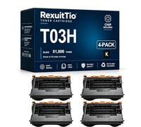 T03H Reemplazo de Cartucho de tóner Compatible de Alto Rendimiento para 2725C001AA (T03H) con el último Chip, se Ajusta a la Impresora láser Canon Advance 525 615 715III 527 617 717, Negro