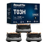 T03H Reemplazo de Cartucho de tóner Compatible de Alto Rendimiento para 2725C001AA (T03H) con el último Chip, se Ajusta a la Impresora láser Canon Advance 525 615 715III 527 617 717, Negro